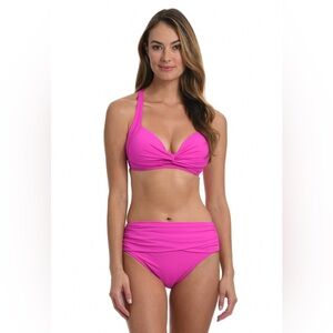 La Blanca Island Goddess Shirred Band Hipster Bottom